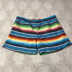 Chubbies Swim Trunks 5" Serape Rainbow Striped Mesh Liner Made in USA Men 36 / L
